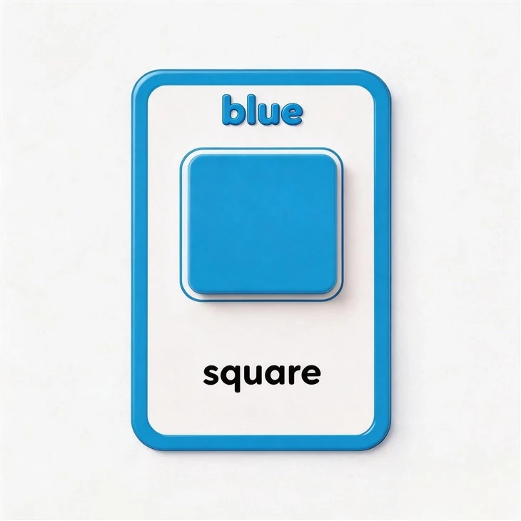 Color Shape Cognitive Card