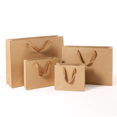 Square Eco-friendly Kraft Gift Bag